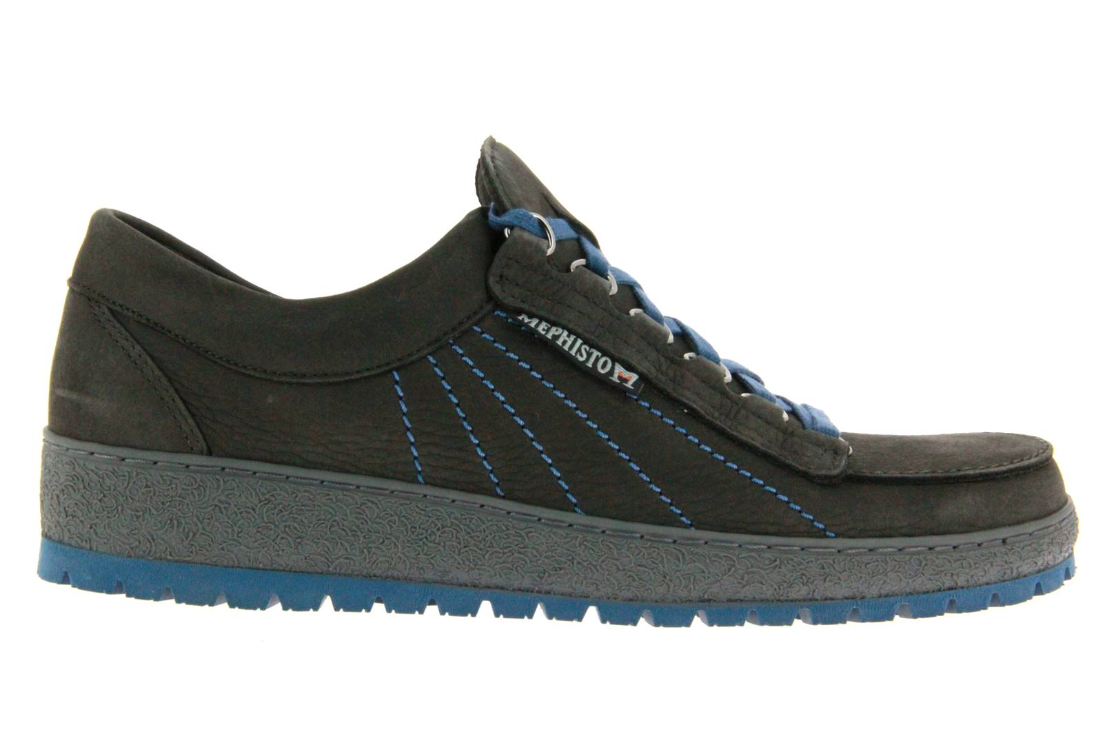 Mephisto Schnürschuh RAINBOW GRAPHITE SPORTBUCK DENIM (44½)