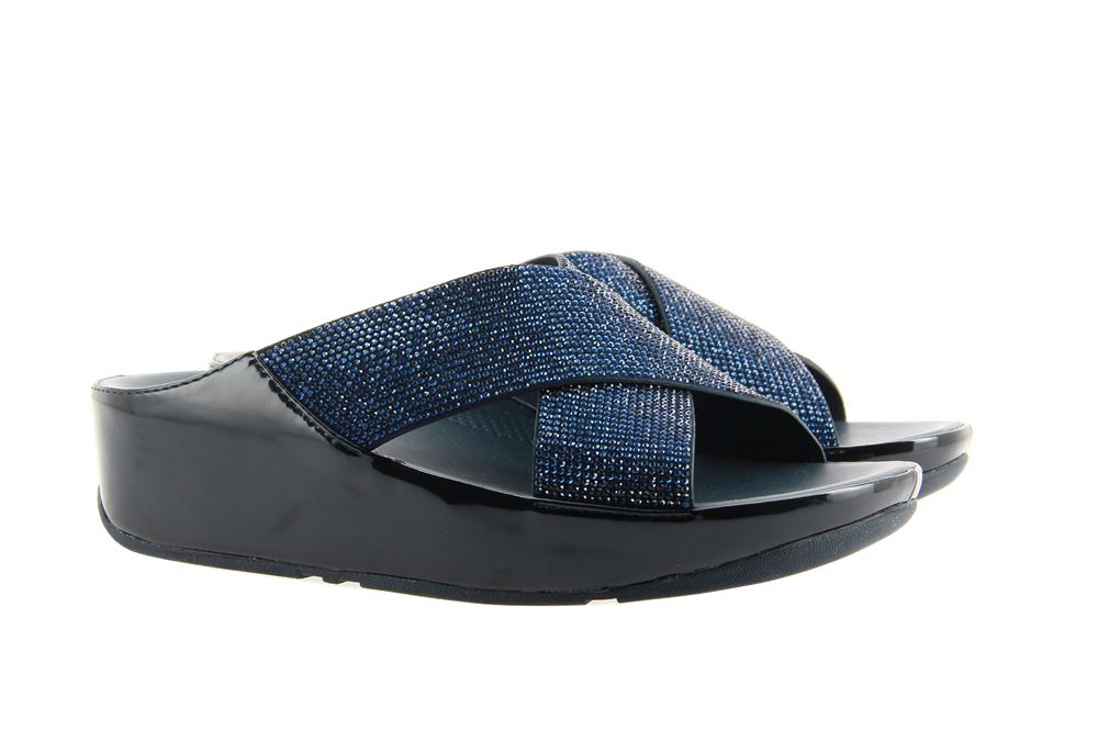 Fitflop Pantolette CRYSTALL™ SLIDE SUPERNAVY (39)