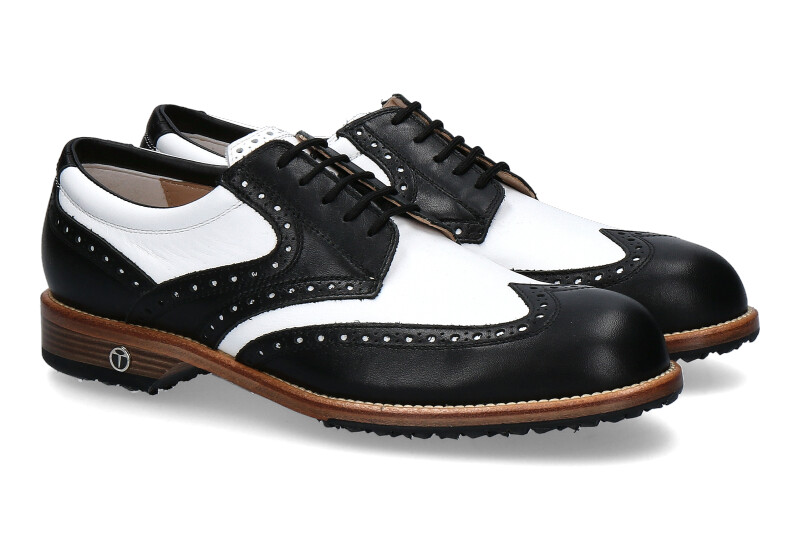 Tee Golf Shoes Herren- Golfschuh TOMMY VITELLO WP NERO BIANCO (42½)