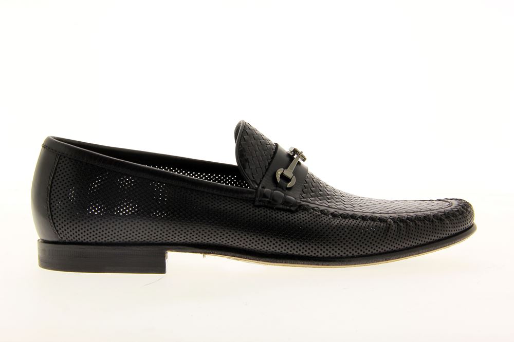 Moreschi Slipper CALF NERO GOMMA  (41)