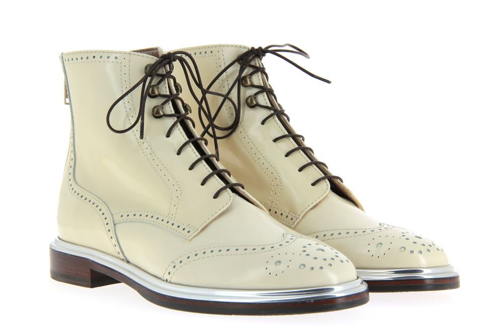 AGL Attilio Giusti Leombruni Schnürstiefelette ICE WHITE