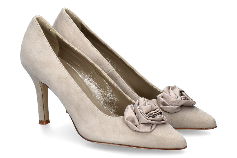 dirndl + bua Pumps ZIEGENVELOUR BEIGE