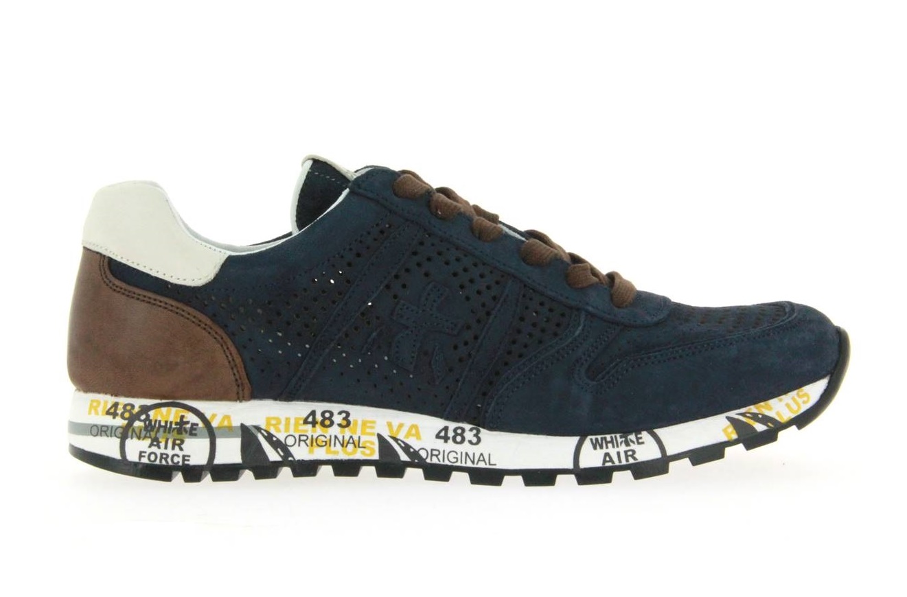 Premiata Sneaker SKYB_1477E blau / braun (43)