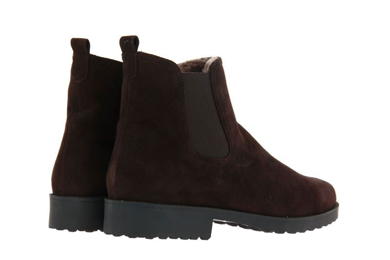 Brunate Stiefelette gefüttert DANY CAMOSCIO MORO ELASTICO NERO (37 )