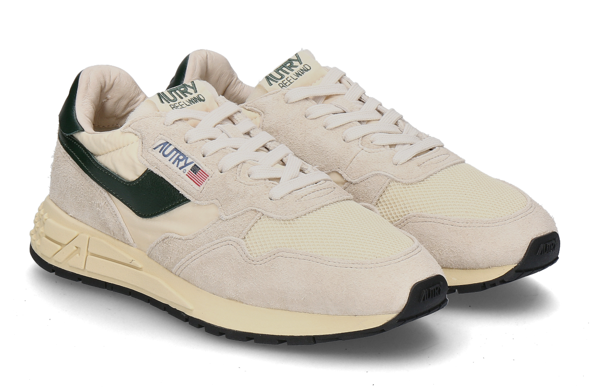 Autry Herren- Sneaker REELWIND SUEDE NYLON- ecru/mount