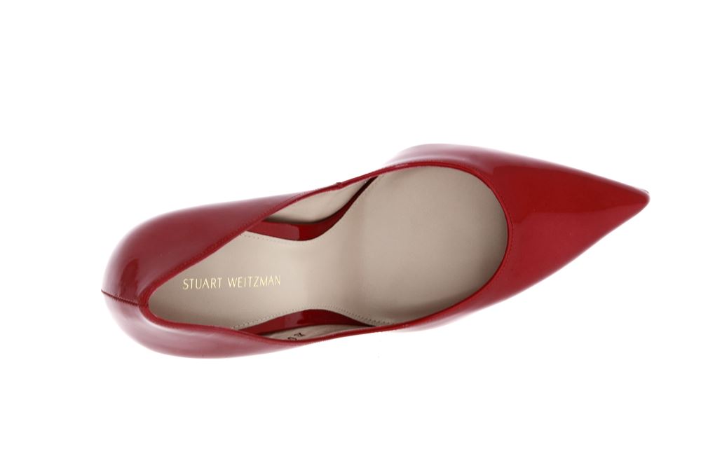 Stuart Weitzman Pumps CURVIA RED QUASAR (38)
