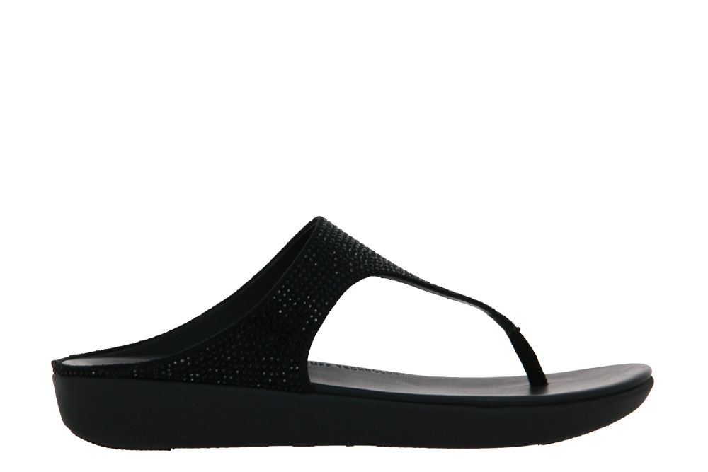 Fitflop Pantolette BANDA CRYSTALLED BLACK (38)