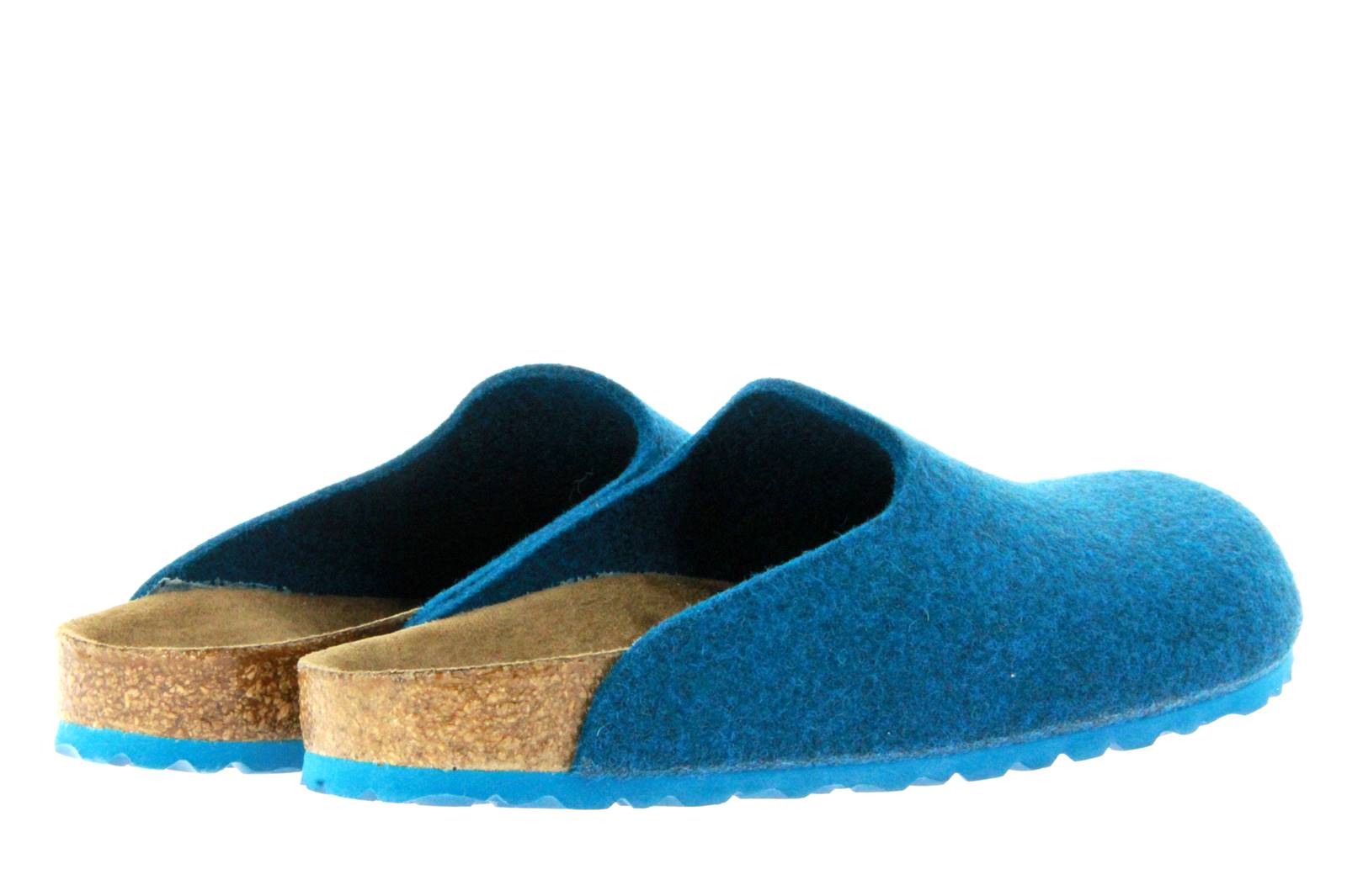 Birkenstock Clogs AMSTERDAM SCHMAL FILZ PETROL (38)