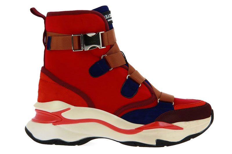 Lola Cruz High Top Sneaker ROJO RED (37 )