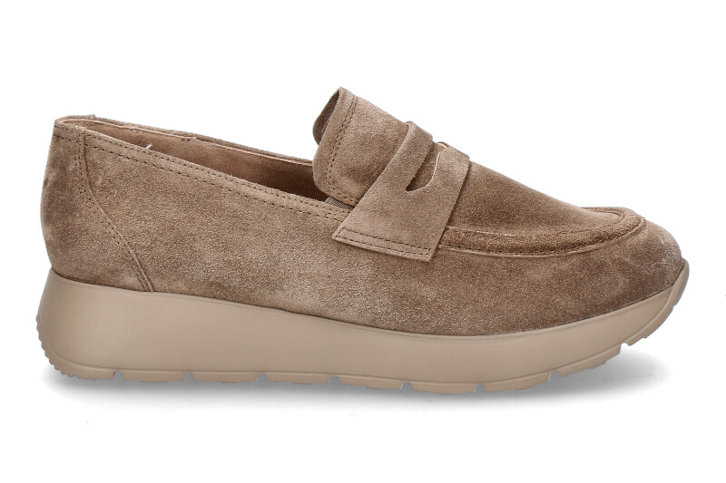 Paul Green Slipper SOFT SUEDE- antelope/braun