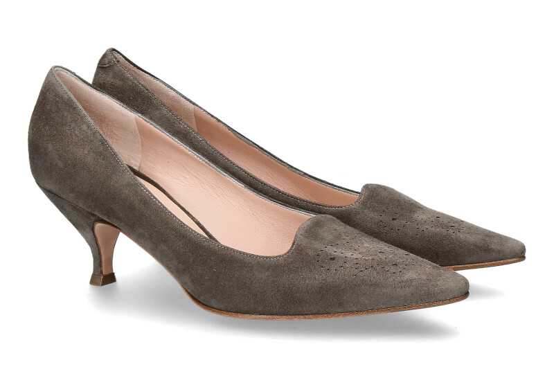 Unützer Pumps CAMOSCIO VELUKID GRIGIO (38½)