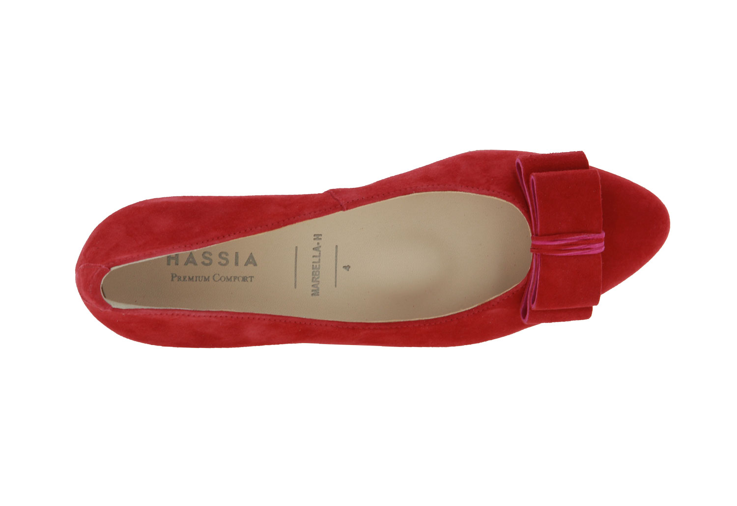 Hassia Pumps MARBELLA WEITE-H SAMTZIEGE ROSSO (37½)