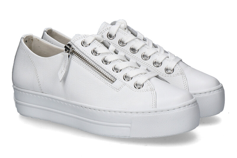 Paul Green Sneaker MAINCALF- weiss/silber