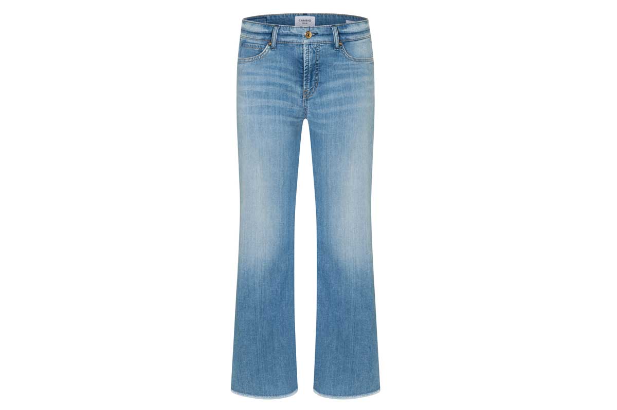Cambio Straight-Fit Jeans FRANCESCA- blau