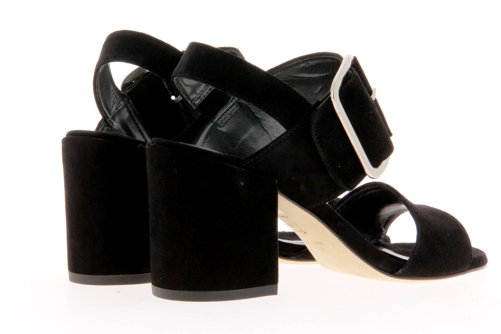 Stuart Weitzman Sandale CITYSANDAL BLACK SUEDE (40)
