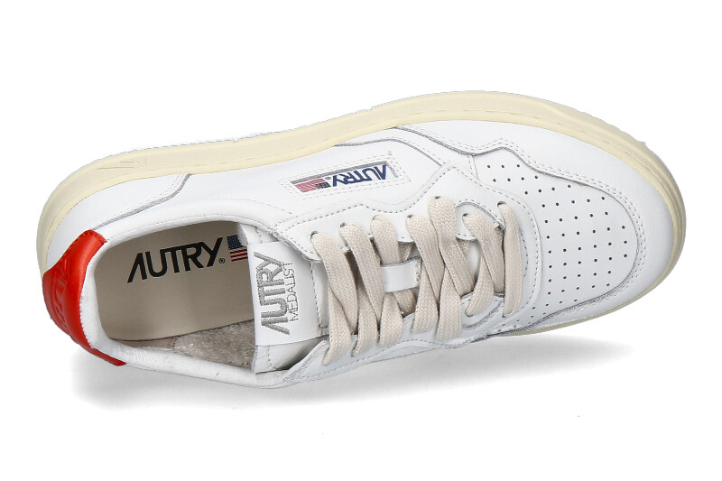 Autry Sneaker LOW WOMAN LEATHER WHITE/ORANGE (40) Autry Sneaker LOW WOMAN LEATHER WHITE/ORANGE (40)