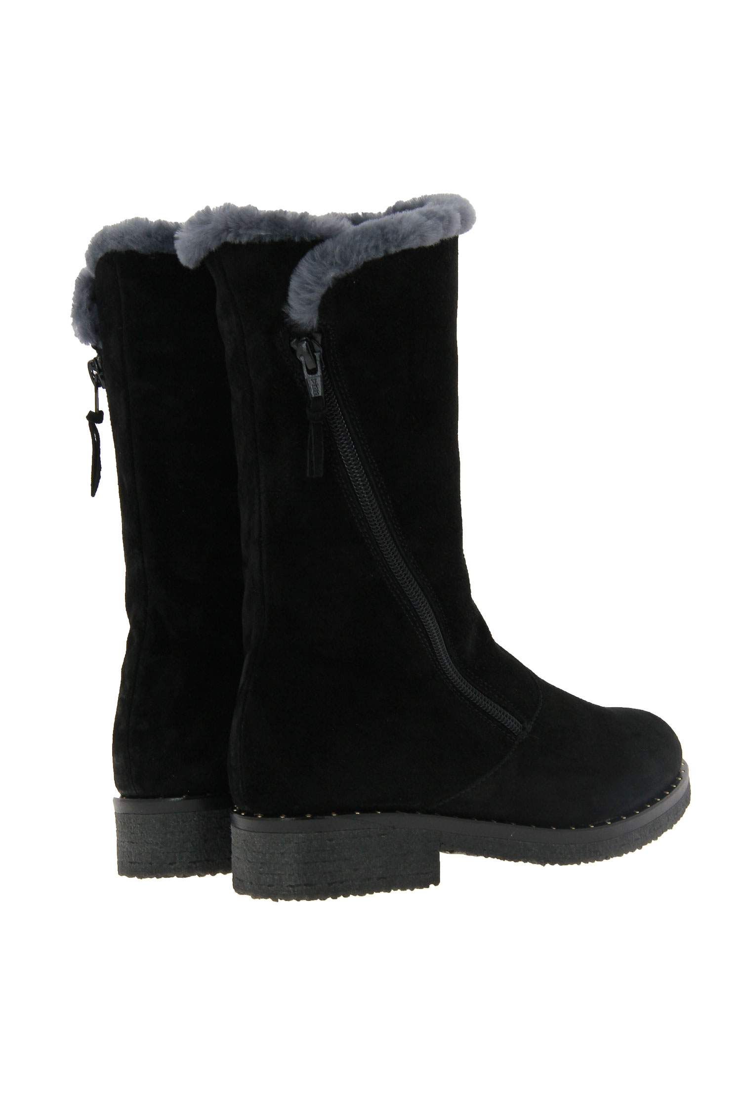 Baldan Stiefel gefüttert VELOUR NERO (40)