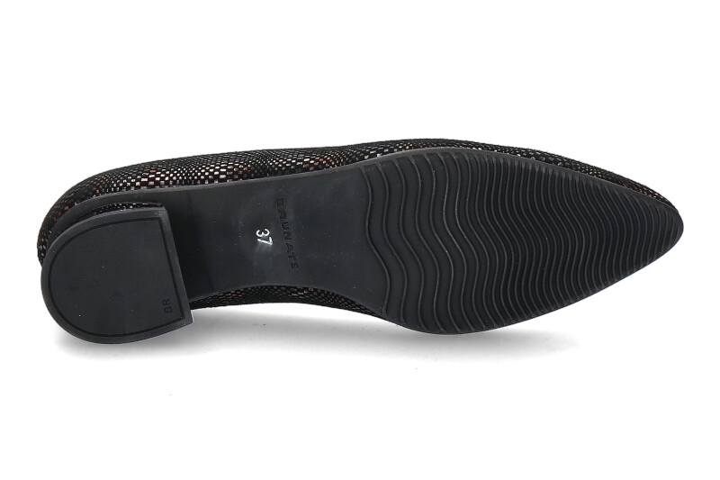 Brunate Pumps BIBA VASA BRONZO CAMOSCIO NERO (39½)