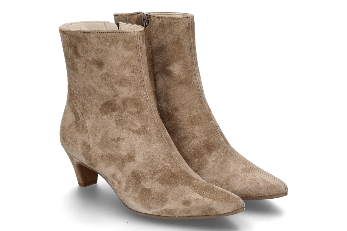 Paul Green Stiefelette SOFT SUEDE- antelope/hellbraun