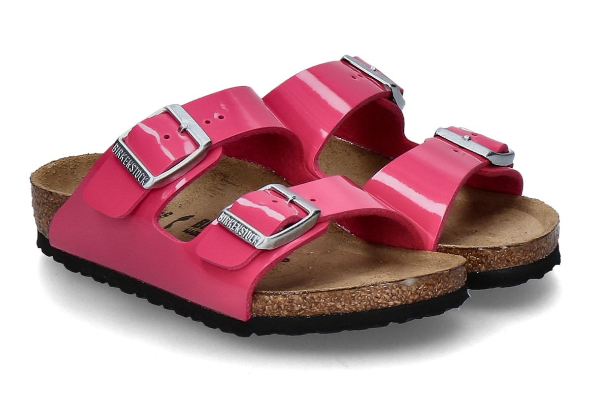 Birkenstock Mädchen- Pantolette ARIZONA SCHMAL BS- fuchsia tulip/ pink