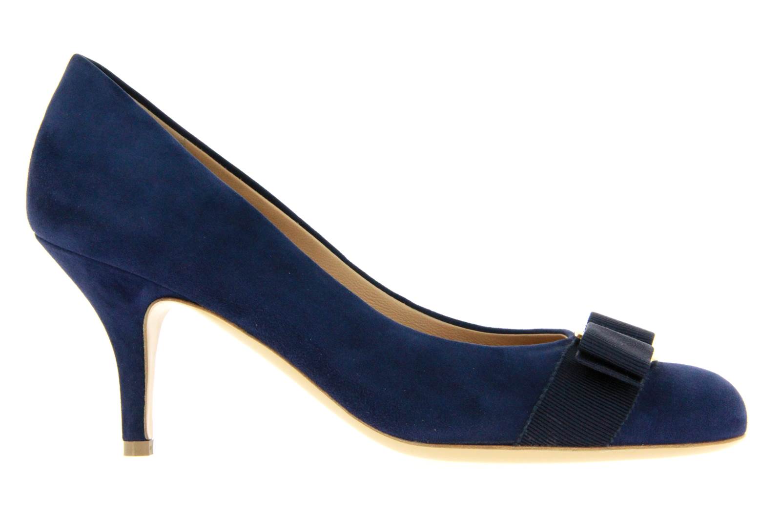 Salvatore Ferragamo Pumps CARLA CAMOSCIO BLU (38½)