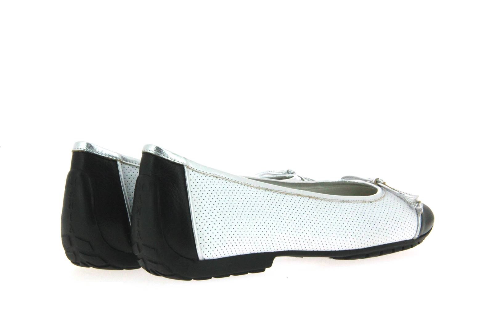 Mania Ballerina NEW SAUVAGE NERO ARGENTO BIANCO (36)