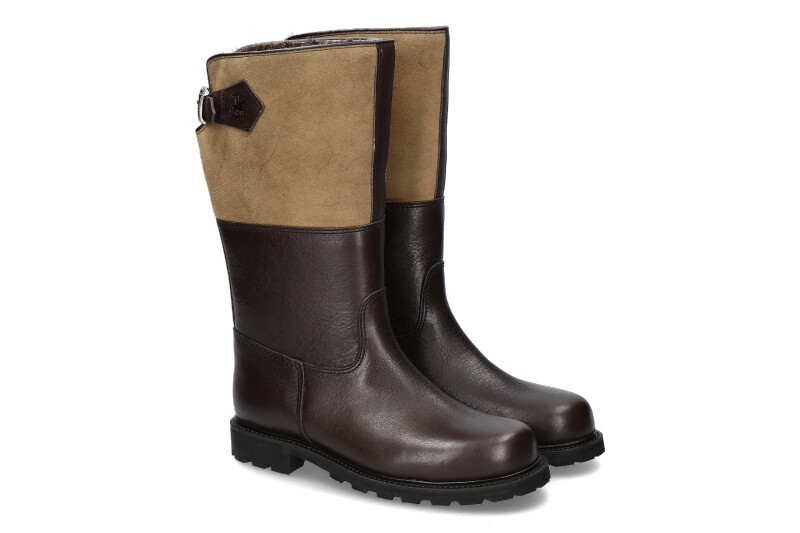 Ludwig Reiter Stiefel MARONIBRATERIN BISON DARKBROWN GRÜN (38½)