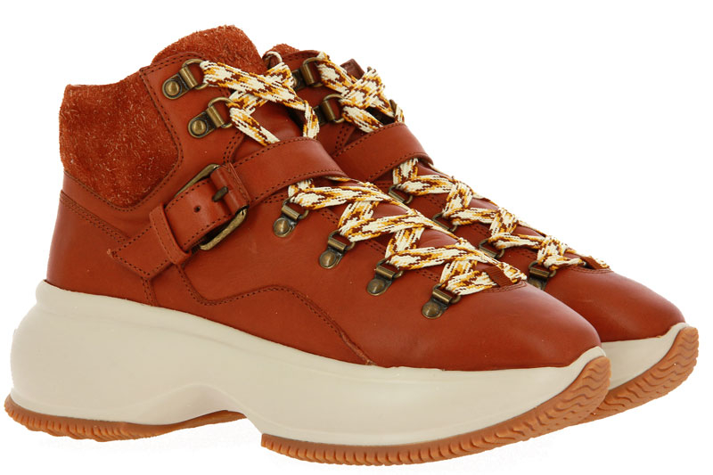 Hogan Sneaker MAXI ACTIVE TRONCHETTO CUOIO (41)