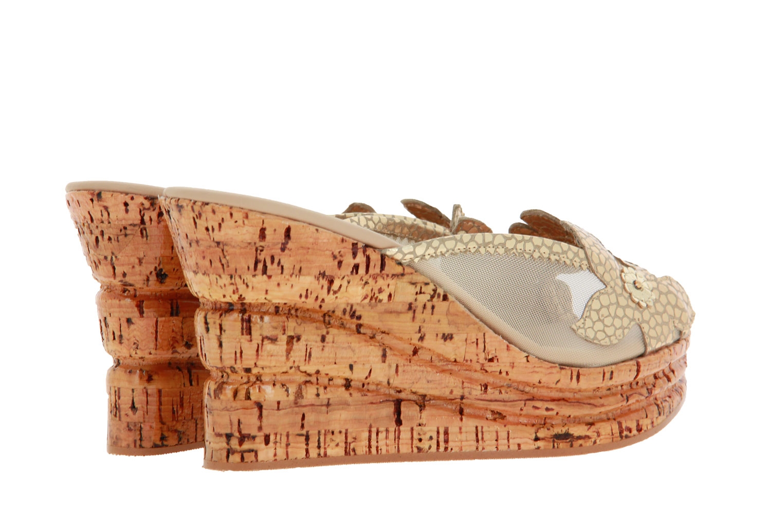 Fernando Pensato Pantolette VEGAS RETE BLUSE FANGO STRASS (40)