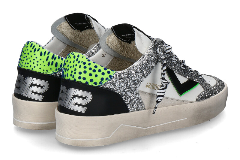4B12-sneaker-kyle-D864-silver-verde_236900346_2 4B12-sneaker-kyle-D864-silver-verde_236900346_2