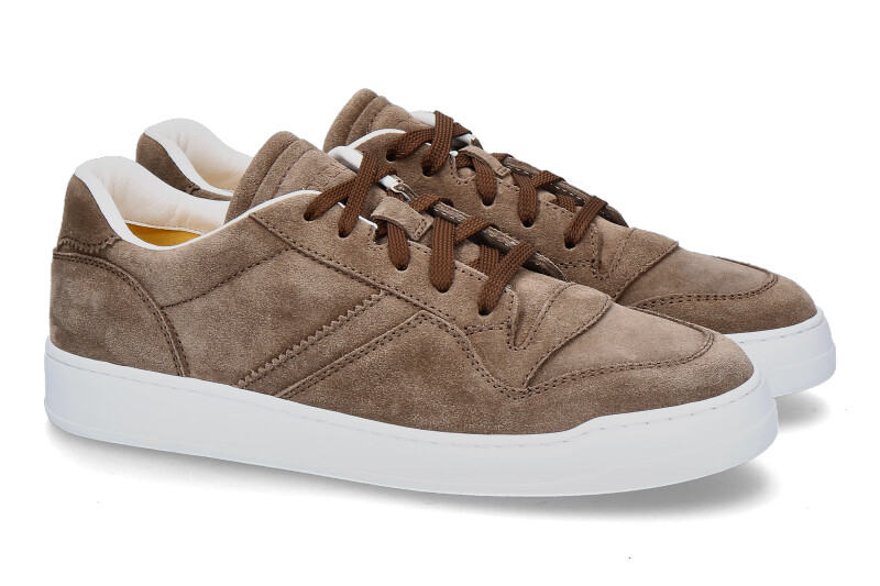 Doucal´s Sneaker WASH kaffee weiss