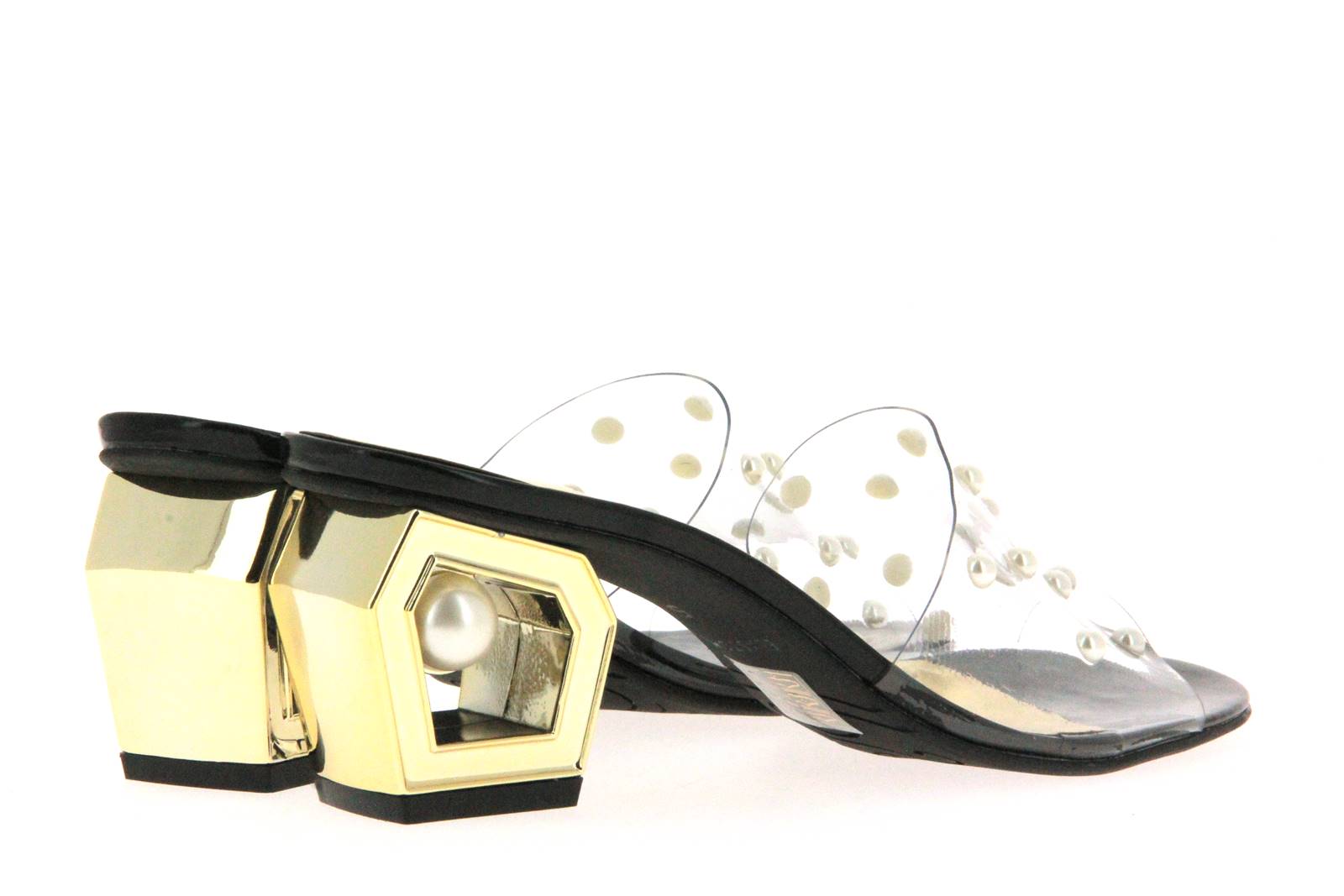 Azurée Cannes Pantolette NEMATA VERNIS NOIR (39)