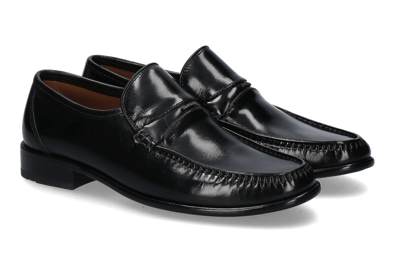 Lloyd Slipper EGMOND BISONTE CALF NERO (44½)