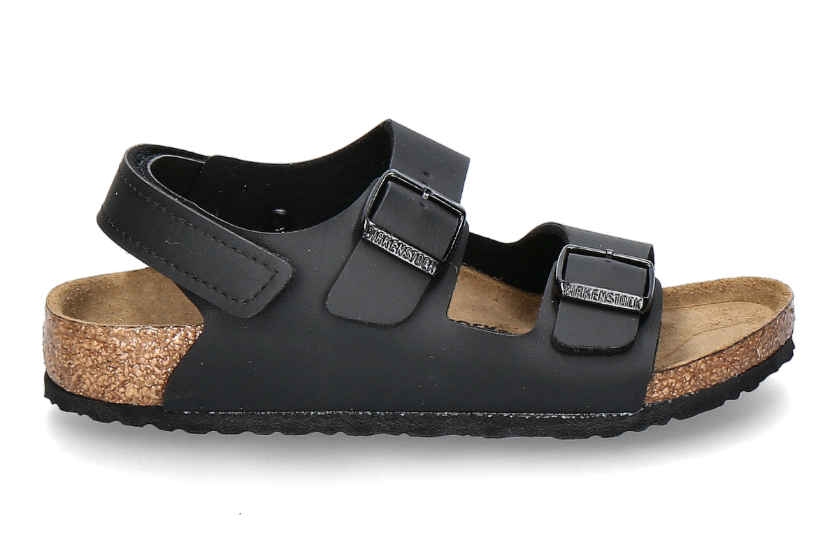 Birkenstock Kinder- Sandale MILANO BIRKO-FLOR SCHMAL- black/ schwarz