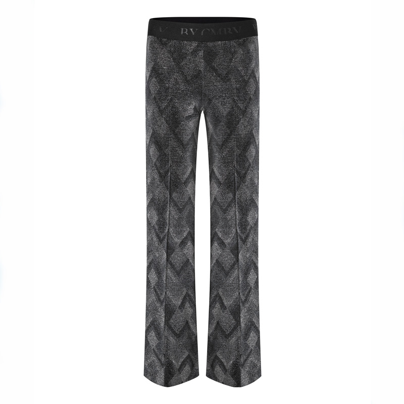 Cambio Stoffhose FLOWER BLACK