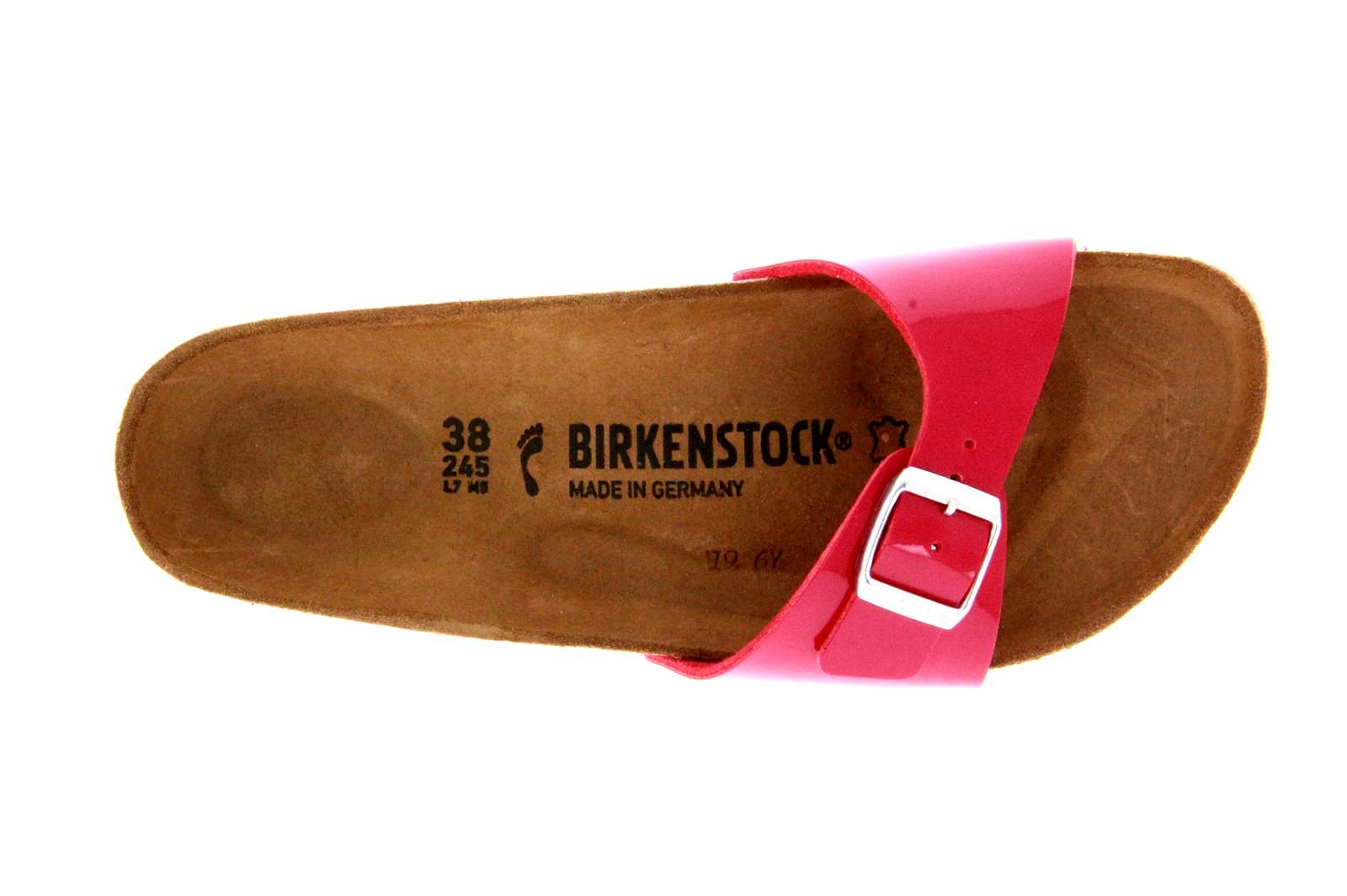 Birkenstock Pantolette MADRID SCHMAL TANGO RED PATENT (41)