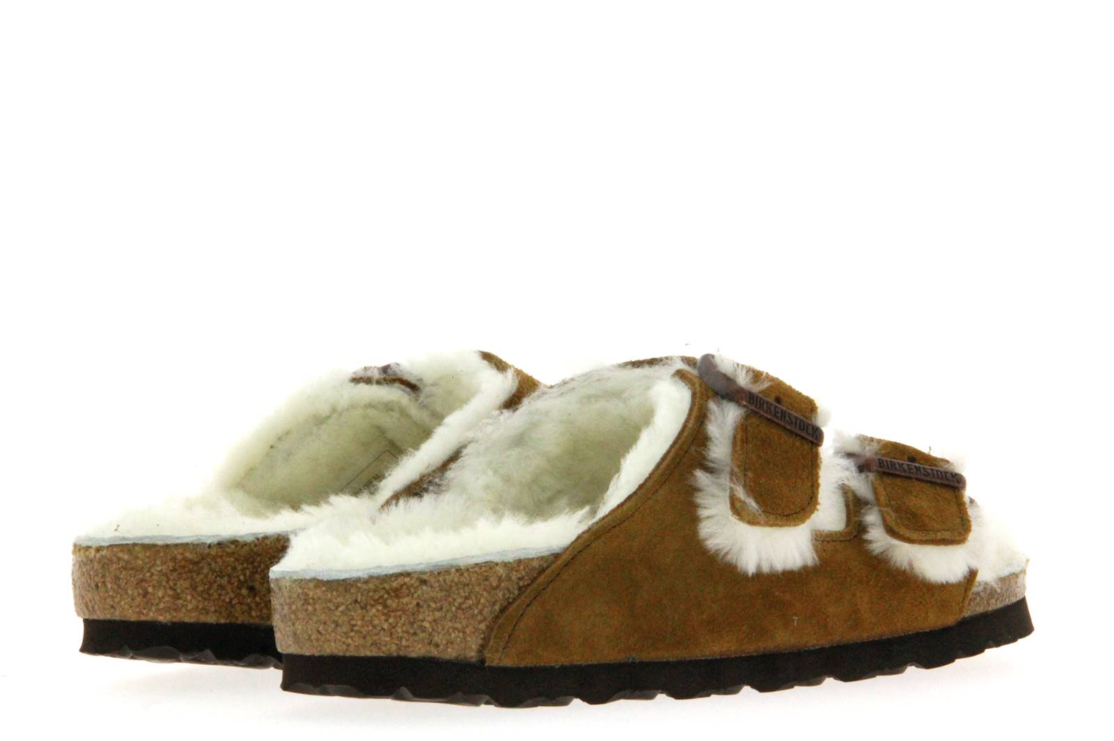 Birkenstock Pantolette ARIZONA FELL SCHMAL VELOURSLEDER MINK (40) Birkenstock Pantolette ARIZONA FELL SCHMAL VELOURSLEDER MINK (40)