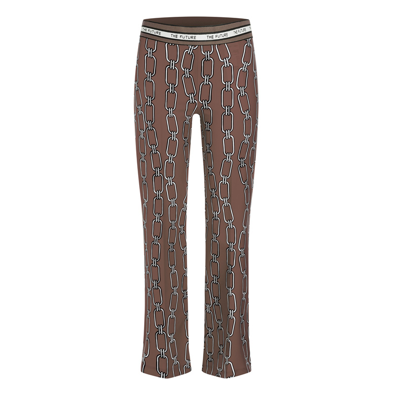 Cambio Hose FAITH CHAIN PRINT MOCCA