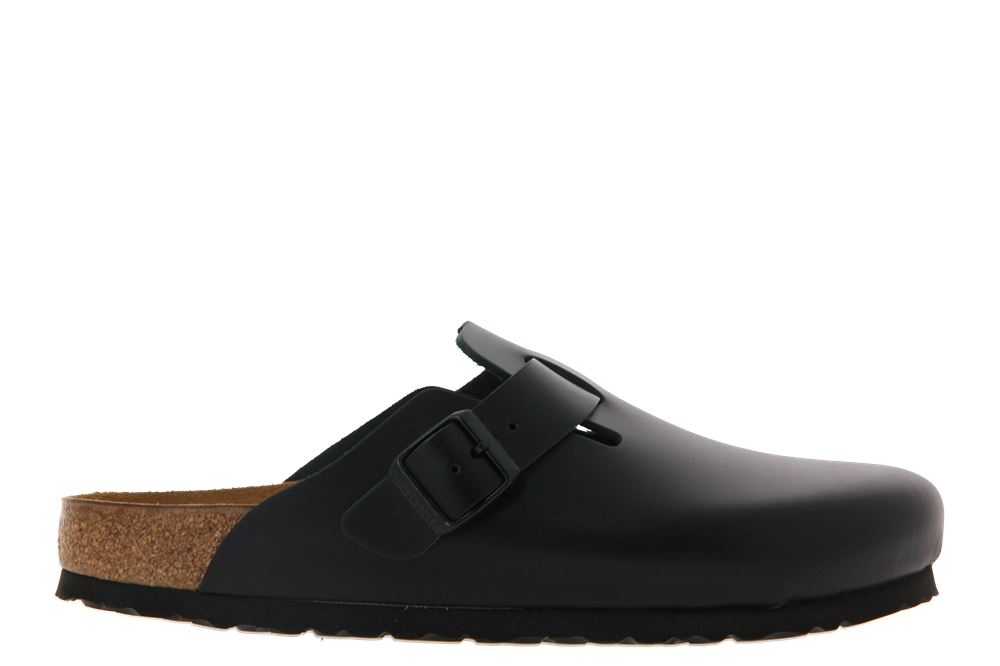 Birkenstock Clogs BOSTON SCHMAL NATURLEDER BLACK (44) Birkenstock Clogs BOSTON SCHMAL NATURLEDER BLACK (44)