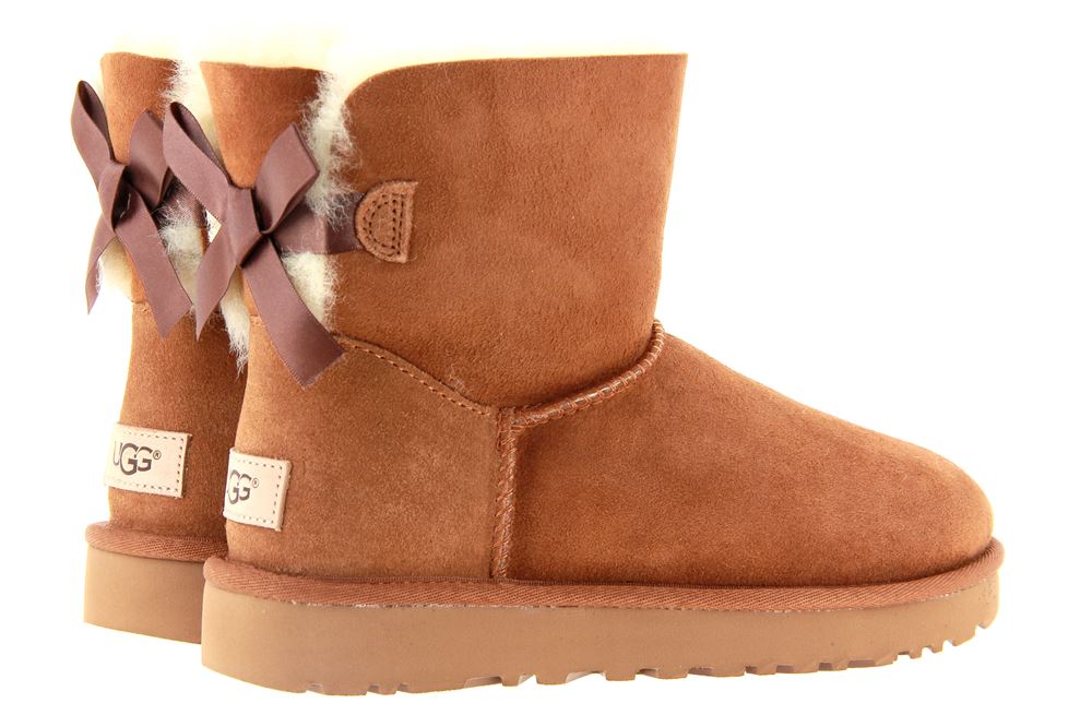 UGG Australia Boots MINI BAILEY BOW II CHESNUT  (39)