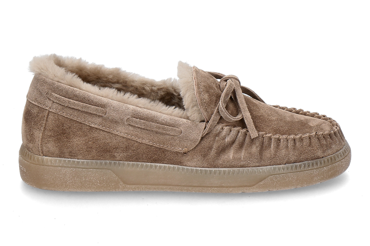 Kennel & Schmenger Mokassin POP SUEDE gefüttert- tobacco/ camel