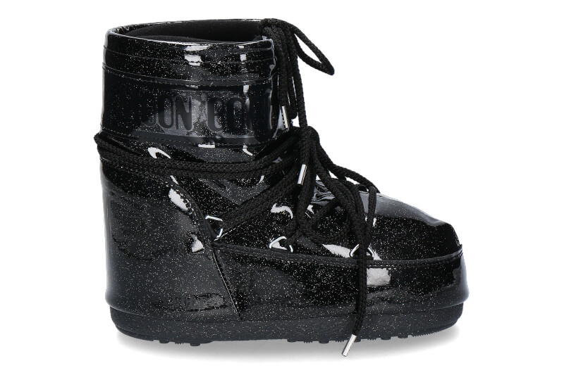 Moon Boot Snowboot ICON LOW GLITTER- black