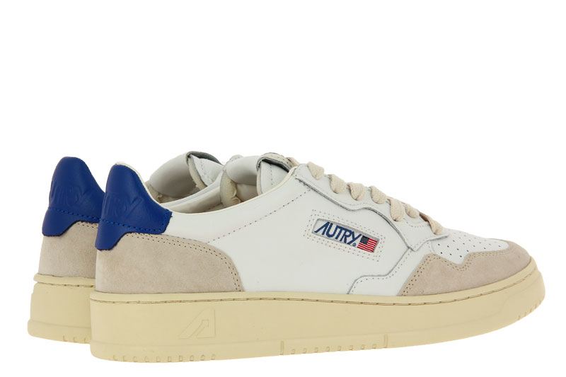 Autry Sneaker LOW MAN LEATHER SUEDE WHITE NAVY (44)