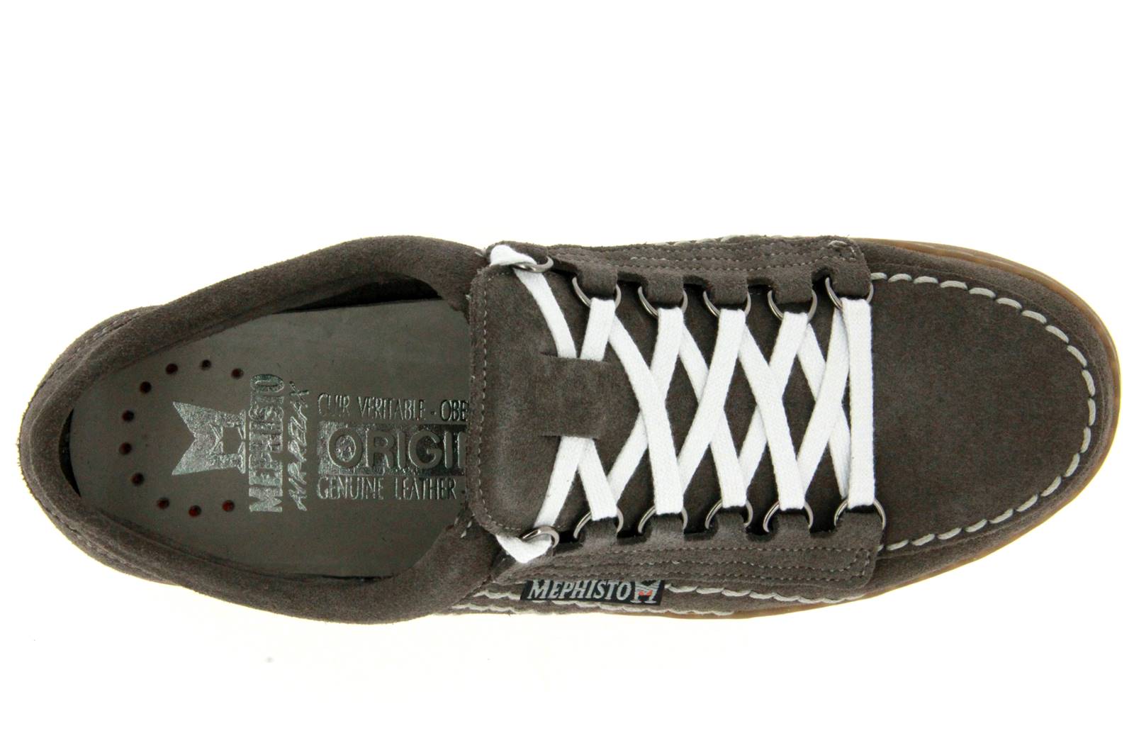 Mephisto Schnürschuhe SUPER RAINBOW SANTIAGO DARK GREY  (46)