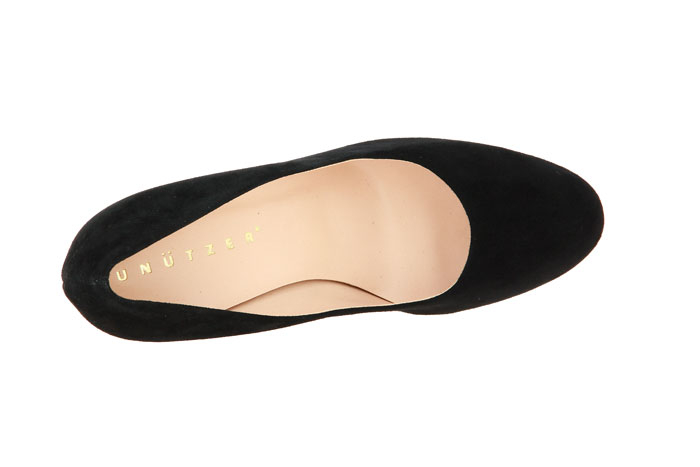 Unützer Pumps CALZATURE DONNA CAMOSCIO VELUKID NERO (39½)