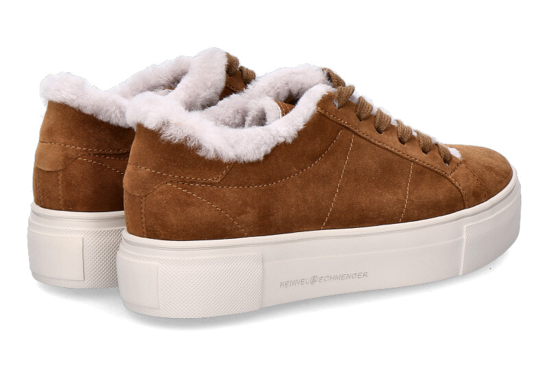 Kennel und Schmenger Sneaker gefüttert BIG SUEDE LAMMFELL BOURBON (37½)