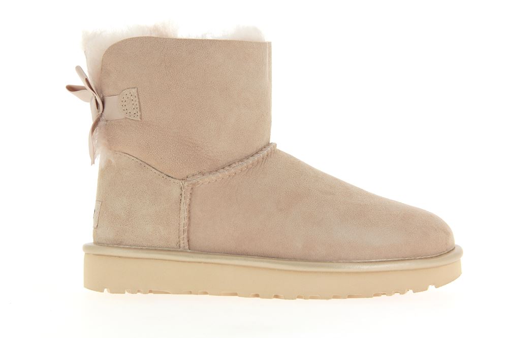 UGG Australia Boots MINI BAILEY BOW II METALLIC DRIFTWOOD (38)