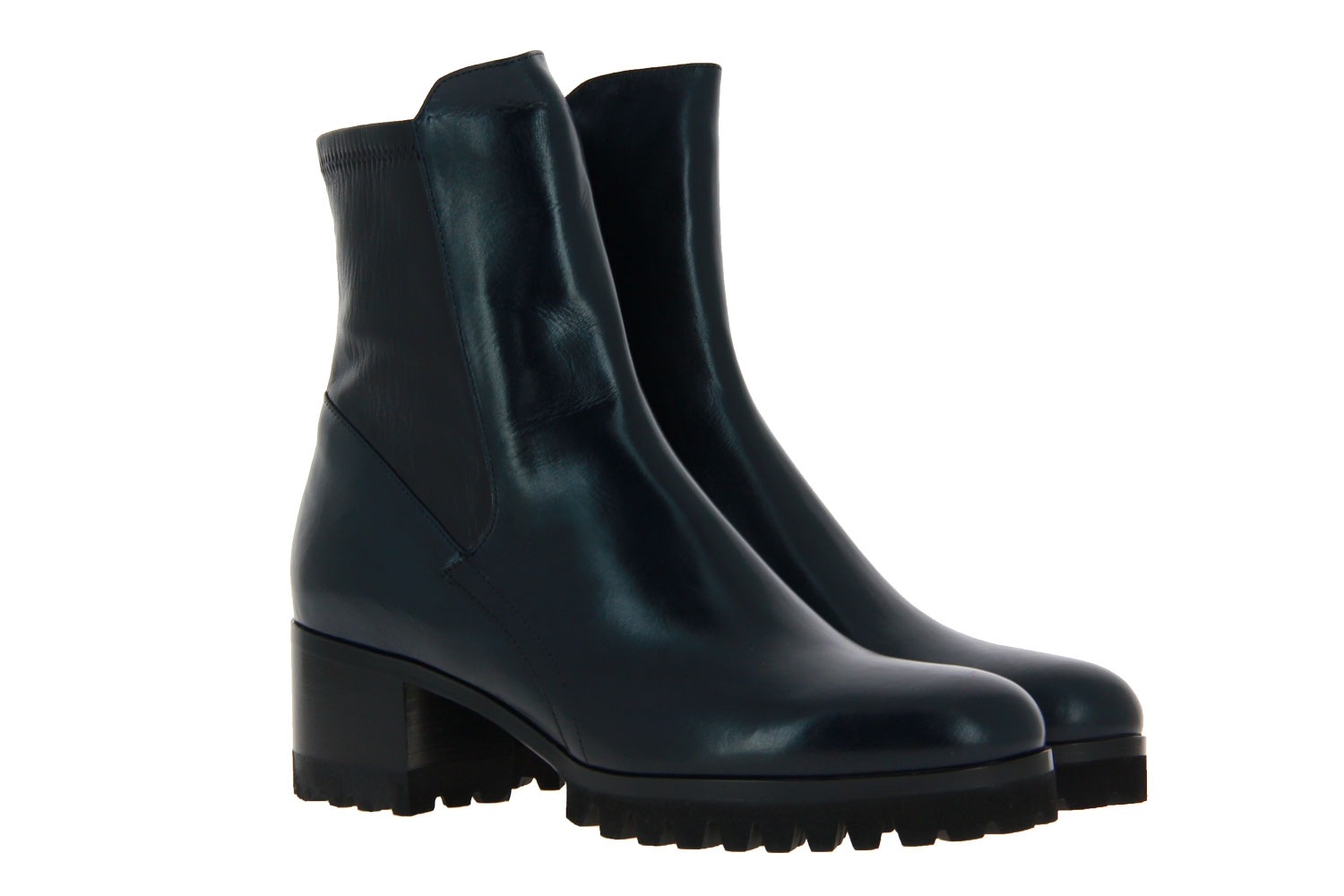 Truman's Stiefelette VITELLO BLU NAPPA STRETCH (41)