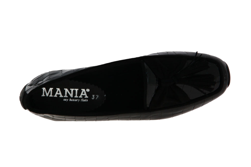 Mania Slipper VERNICE NERO CAMOSCIO NERO (38½)