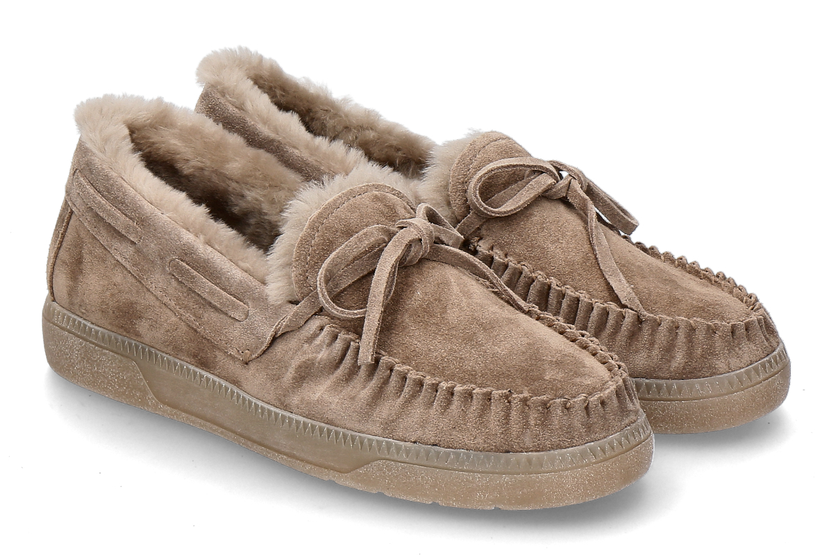 Kennel & Schmenger Mokassin POP SUEDE gefüttert- tobacco/ camel
